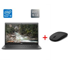 Ноутбук Б-клас Dell Latitude 3510 / 15.6" (1920x1080) IPS / Intel Core i5-10210U (4 (8) ядра по 1.6 - 4.2 GHz) / 16 GB DDR4 / 256 GB SSD / Intel UHD Graphics / HDMI / WebCam / USB Type-C б/в + Подарунок Бездротова миша / USB