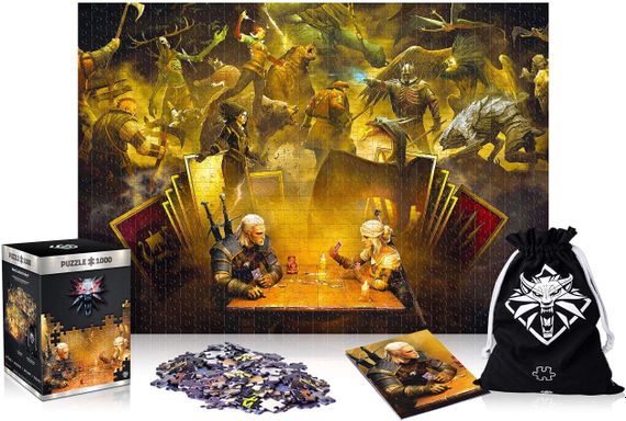 Пазл GoodLoot Witcher: Playing Gwent puzzles 1000 ел. (5908305231448) | Зображення 1