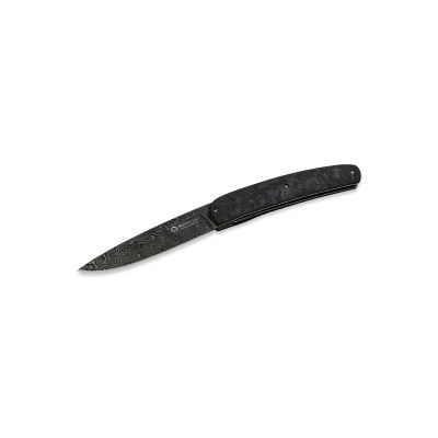 Нож Maserin Gourmet, дамаск, fat carbon, чорний (380/DN)