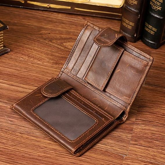 Кошелек универсальный Vintage 14926 Коричневый | Зображення 4