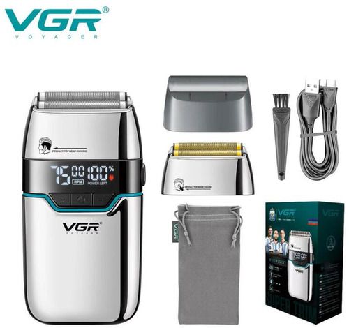 Електробритва VGR V-350 Silver, подвійне лезо, XPRO. (45695-V-350 SILVER_629) | Зображення 1