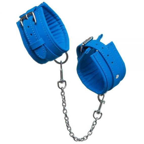 Наручники Luxury Fetish cuffs Deep Blue, Синий, Регульований