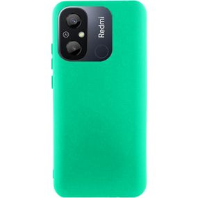 Чохол Candy Silicone для Xiaomi Redmi 12C колір Бірюзовий