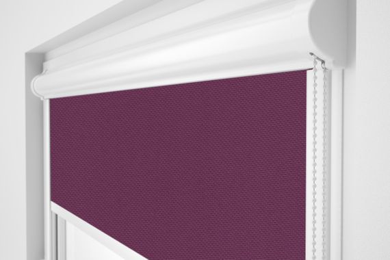 Рулонная штора Rolets Роял 2-810-1250 125x170 см закрытого типа Баклажановая | Зображення 1