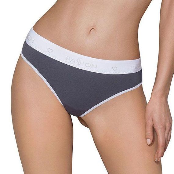 Спортивні трусики-стрінги Passion PS007 PANTIES dark grey, L Sex Aura