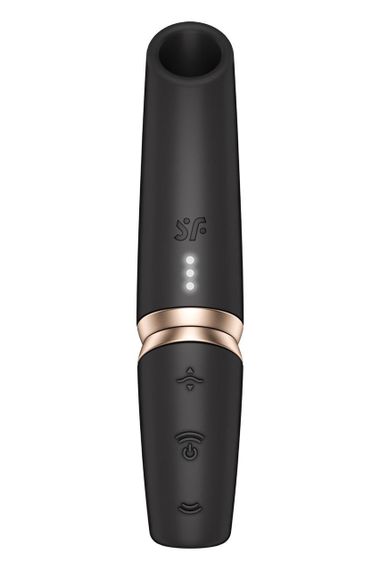 Кліторальний безконтактний масажер Satisfyer Perfect Kiss чорний Sex Aura