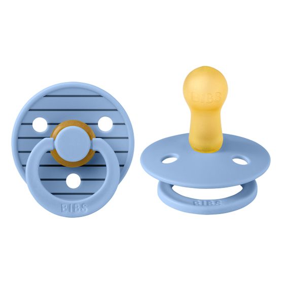 Соска пустушка BIBS Studio Colour Latex кругла 6-18 міс | Зображення 3