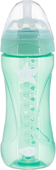 Детская Антиколиковая бутылочка Nuvita NV6052 Mimic Cool 330мл зеленая (NV6052GREEN)