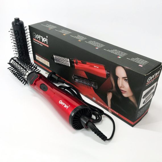 Фен з насадкою для прикореневого об'єму, Фен гребінець для укладання волосся Супер потужний TW-72 | Зображення 1