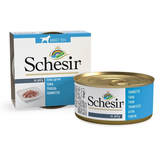 Schesir Tuna вологий корм для собак з тунцем, 150 гр