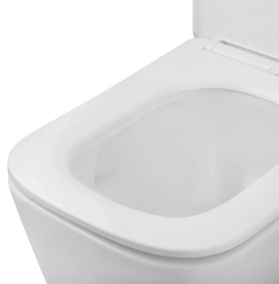 Унітаз підвісний безобідковий Kroner Eifel WHI483429 TORNADO з сидінням (KE483429WHIT) (CV032966) | Зображення 8
