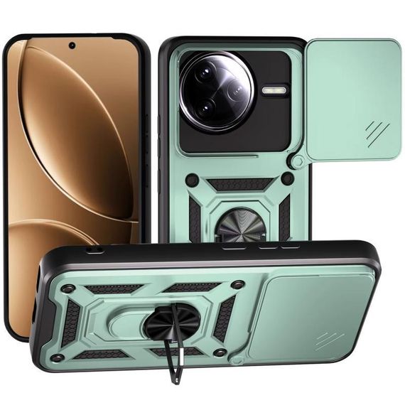 Чохол Ummi Camshield Serge Ring для Xiaomi Poco F7 Ultra Зелений