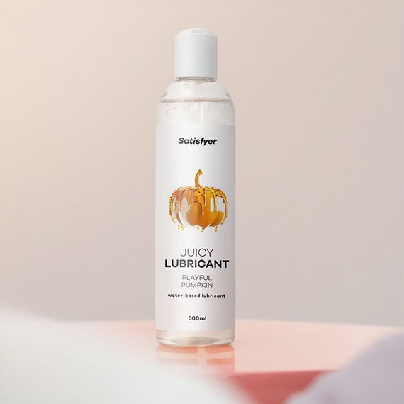 Лубрикант на водній основі Satisfyer Juicy Lubricant Playful Pumpkin water based 300 мл | Зображення 7
