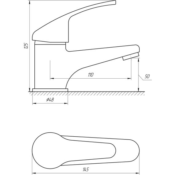 Змішувач для раковини Globus Lux Solly GLSO-0401 | Зображення 1