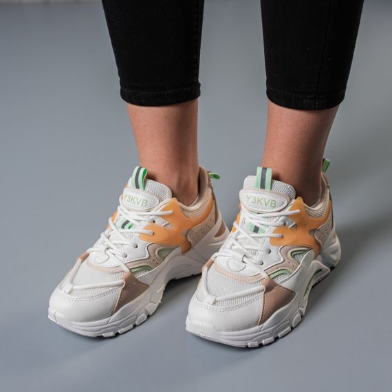 Кроссовки женские Fashion Jasper 3791 38 размер 24 см Белый | Зображення 3