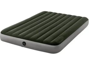 Двомісний надувний матрац 152 x 203 x 25 см з вбудованим ножним насосом, Intex 64763