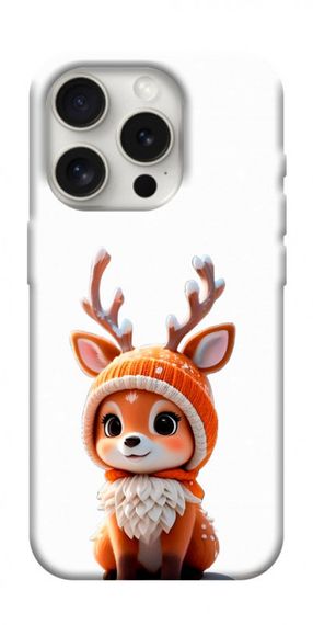 Чохол з картинкою New Year's animals 5 для Apple iPhone 16 Pro (6.3")