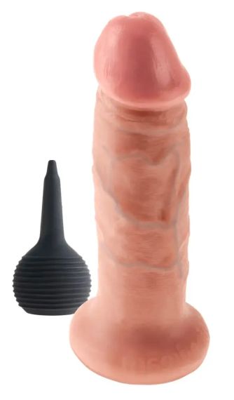 Фаллоимитатор с эффектом эякуляции King Cock sexstyle | Зображення 3