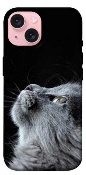 Чохол з картинкою Cute cat для Apple iPhone 15 (6.1")