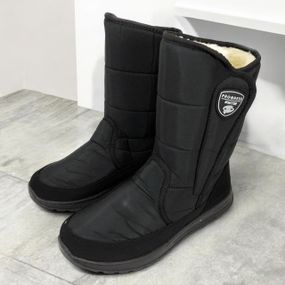 Зимние мужские ботинки на меху 43 размер | Утепленные сапоги резиновые осенние | Удобная QM-204 рабочая обувь