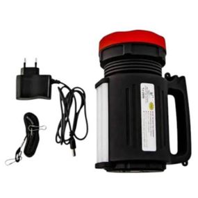 Фонарь прожекторный ручной аккумуляторный OP2886 5W+22 OPERA digital Черный