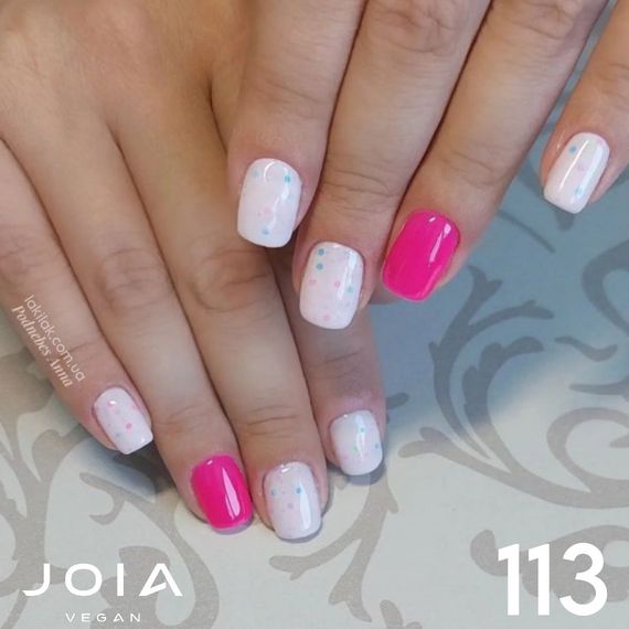 Гель-лак JOIA vegan 113, Marshmallows, pink, 6 мл | Зображення 2