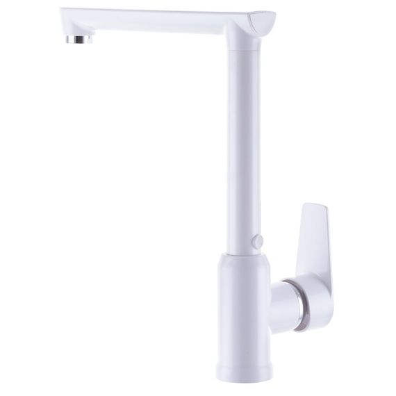 Змішувач для кухні Plamix Mario-017 White (з підведенням) (PM0608) | Зображення 1