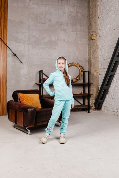 Костюм для дівчинки Носи своє 116 Блакитний (p-8334-176058) | Зображення 9