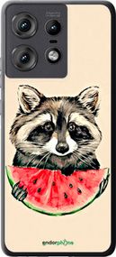 Чохол на Motorola Edge 50 Pro 5G Єнотик з кавуном "4605u-3710-2448"