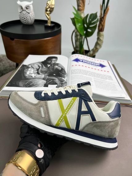 Чоловічі кросівки Exchange AX Grey White замша , текстиль , В'єтнам 43 27,5 | Зображення 4