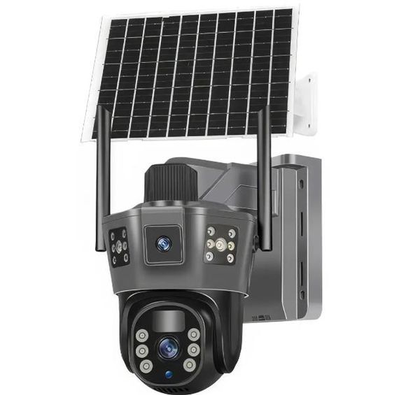 Камера відеоспостереження V380Pro 4G з сонячною панеллю ЧОРНА SIM CARTA ptz 6MP (46429-TP18_1400) | Зображення 4