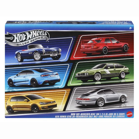 Тематичний набір машинок "Дорогами Європи" JBY79 Hot Wheels, 6 машинок, у коробці | Зображення 1