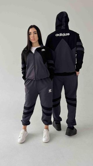 Спортивний костюм унісекс adidas колір графіт