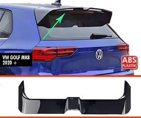 Спойлер DPT V-1 (HB, чорний глянець) для Volkswagen Golf 8 2019- рр