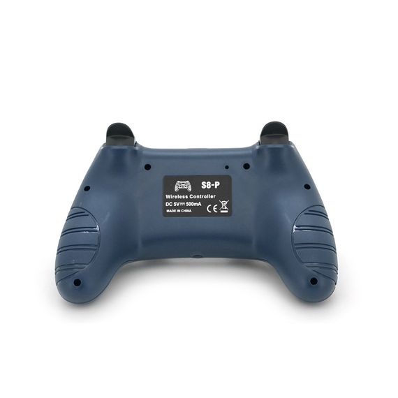 Геймпад Brazzers S8-P бездротовий для PS4 Wireless DOUBLE-motor vibration 4, роз'єм для навушників, LED light bar, Dark blue, | Зображення 3