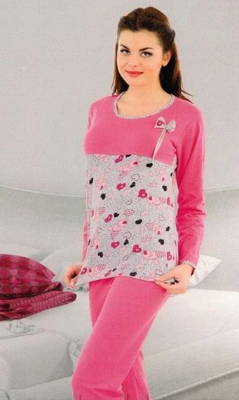 Одяг Night Angel 10458 Туреччина S/M  Бавовна Рожевий