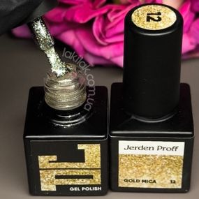 Гель-лак Jerden Proff №12 (золота слюда) 5 мл