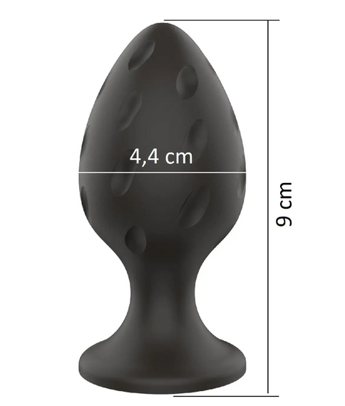 Анальній силіконовий плаг Boss Series — Silicone Anal Plug L 4,4 cm sexstyle | Зображення 5