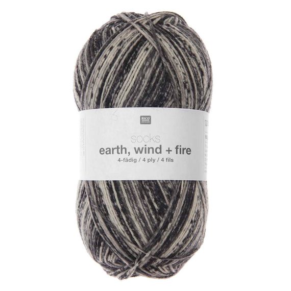Rico Design Socks Earth + Wind + Fire, 06 - Stones | Зображення 1