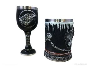 Подарочный Набор Кружка Чашка Бокал 3D Игра Престолов Game Of Thrones Winter Is Coming...