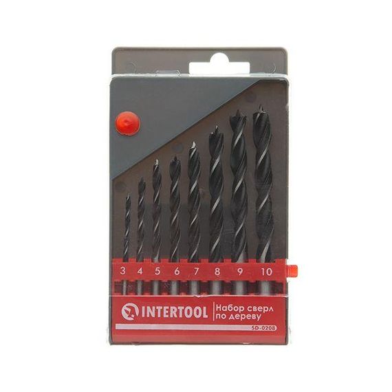 Набір свердел для дерева INTERTOOL SD-02081 | Зображення 1