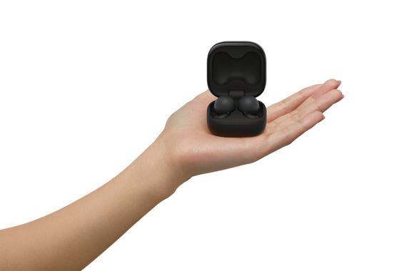 Навушники Sony  TWS WF-L910 BT 5.3, IPX4, SBC, AAC, LC3, Чорний (WFL910B.CE7) | Зображення 3