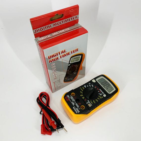 Мультиметр цифровий універсальний цифровий тестер HAOYUE MAS830L, Тестер напруги постійного струму CL-31 | Зображення 1