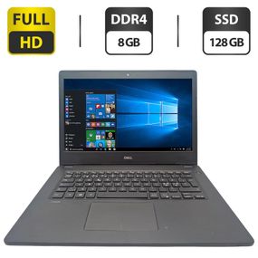 Ультрабук Dell Latitude 3480 / 14" (1920x1080) IPS / Intel Core i3-7100U (2 (4) ядра по 2.4 GHz) / 8 GB DDR4 / 128 GB SSD / Intel HD Graphics 620 / WebCam б/в