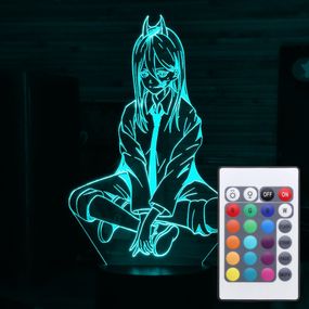 Акриловый светильник-ночник с пультом 16 цветов Пауэр (Power) tty-n000643