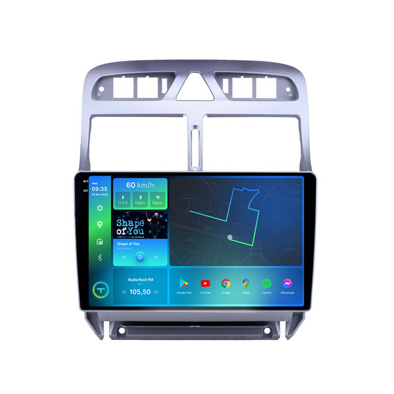 Штатна магнітола Torssen 2K Peugeot 307 02-13 FL9 4+64Gb 4G Carplay DSP | Зображення 1