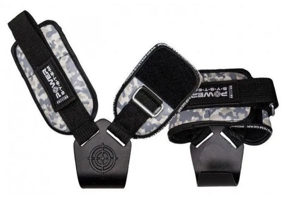 Гаки для тяги на зап'ястя Power System PS-3370 Hooks Camo Black/Grey L (PS_3370_Black/Grey L) | Зображення 3
