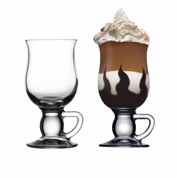 Набір кухлів скляних Pasabahce (Пашабахче) Irish Coffee 270 мл х 2 шт (44159) | Зображення 3