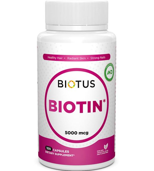 Биотин Biotus Biotin 5000 mcg 100 Caps BIO-530319
