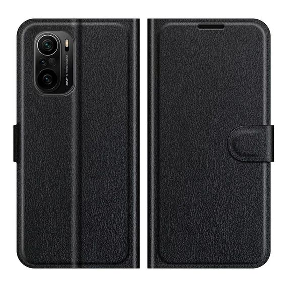 Чохол книжка з кишенями для карт на Xiaomi 11i колір Чорний | Зображення 4